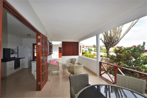 Spacious 3-bedroom apartment for rent with pool and large garage.