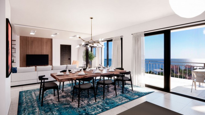 Cape Marie C10 - Hoek appartement met uitzicht op zee en zwembad