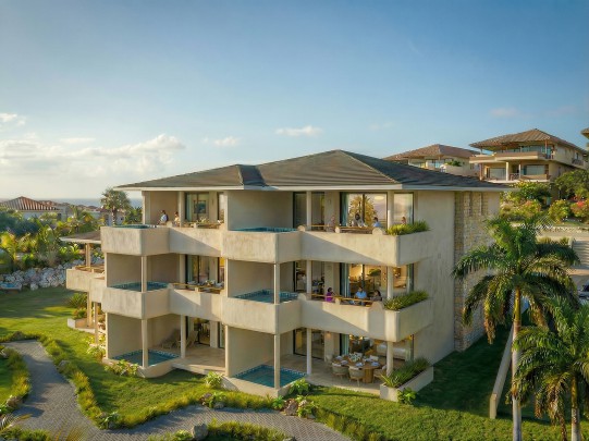 The Lotus Blue Bay - 3 bedroom vacation rental villas and apartments 