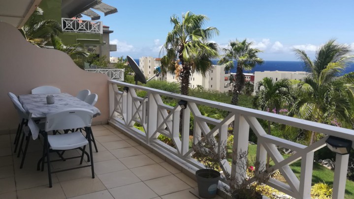 Piscadera - Beautiful apartment for rent with sea view on gated resort