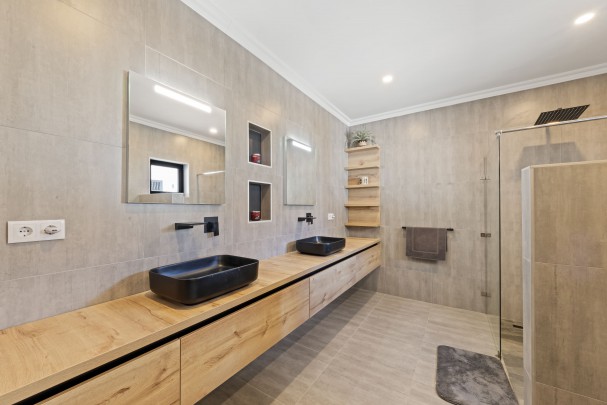 Blue Bay - Modern newly built family home for sale on resort with pool