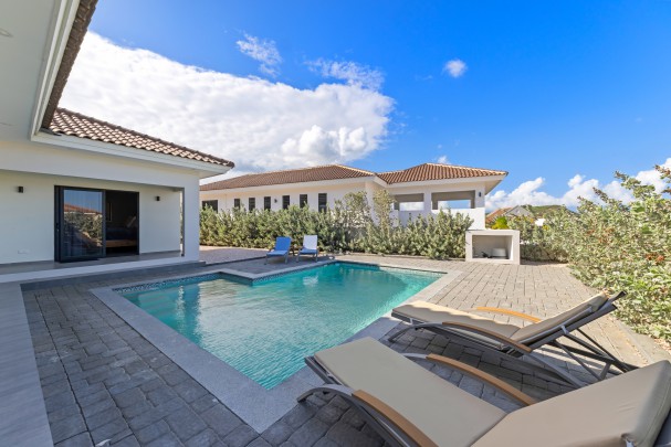 Blue Bay - Modern newly built family home for sale on resort with pool