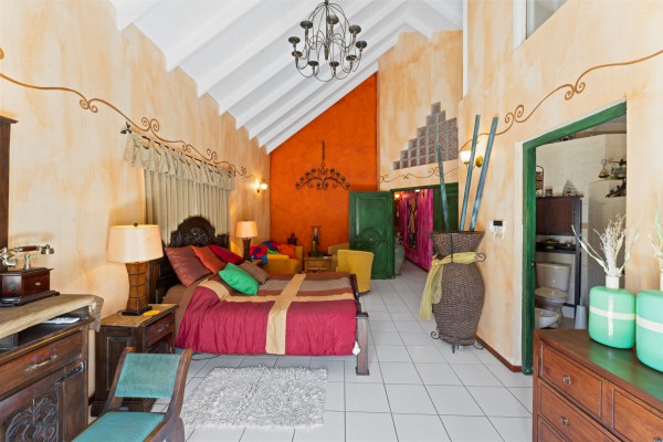 Stately villa with island views, guest accommodation & tropical garden