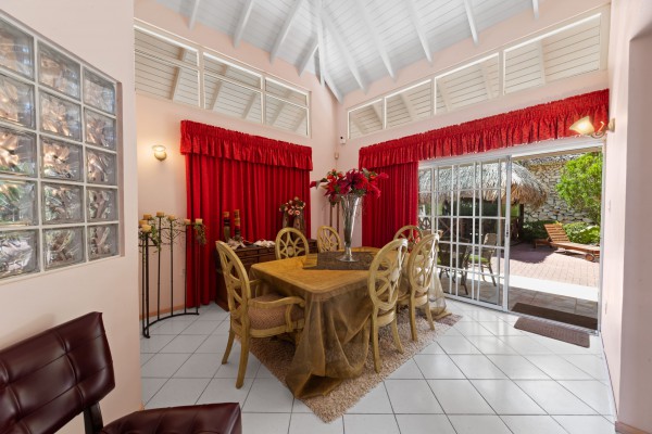 Stately villa with island views, guest accommodation & tropical garden