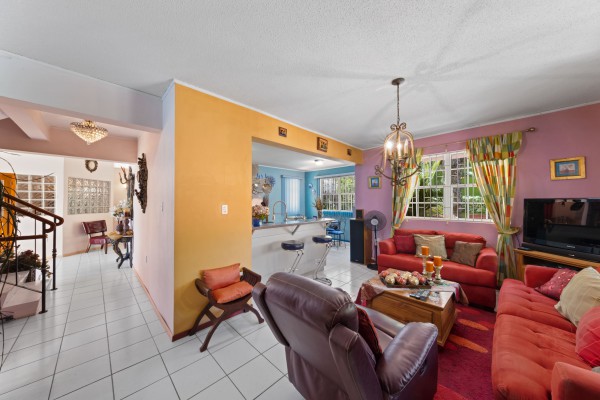 Stately villa with island views, guest accommodation & tropical garden