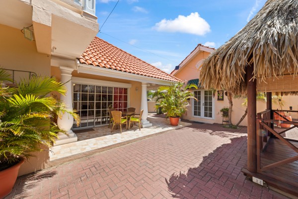 Stately villa with island views, guest accommodation & tropical garden