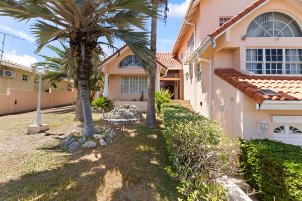 Stately villa with island views, guest accommodation & tropical garden