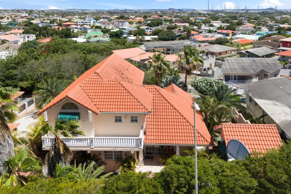 Stately villa with island views, guest accommodation & tropical garden