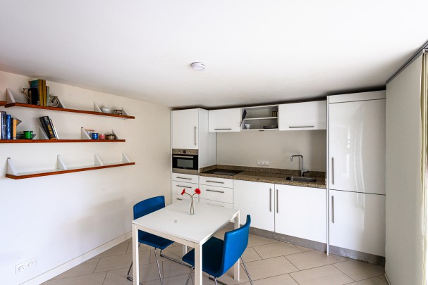 Royal Palm: Charming furnished studio with terrace for rent