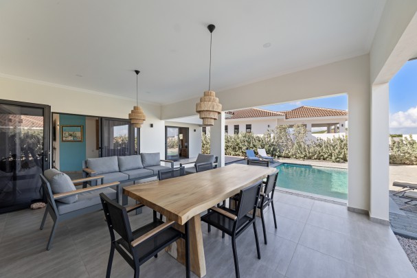 Blue Bay - Modern newly built family home for sale on resort with pool