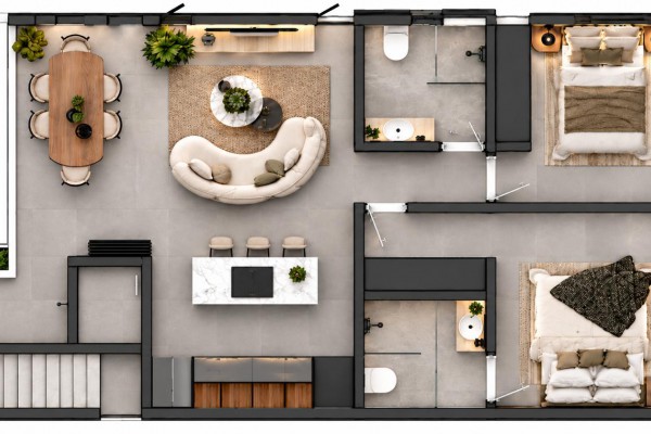 New-Build Ground-Floor Apartment in Toni Kunchi with Pool