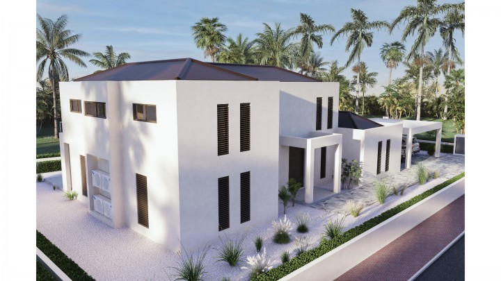 Prachtige nieuwbouwwoning met zwembad op Blue Bay Resort