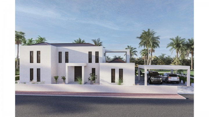 Prachtige nieuwbouwwoning met zwembad op Blue Bay Resort