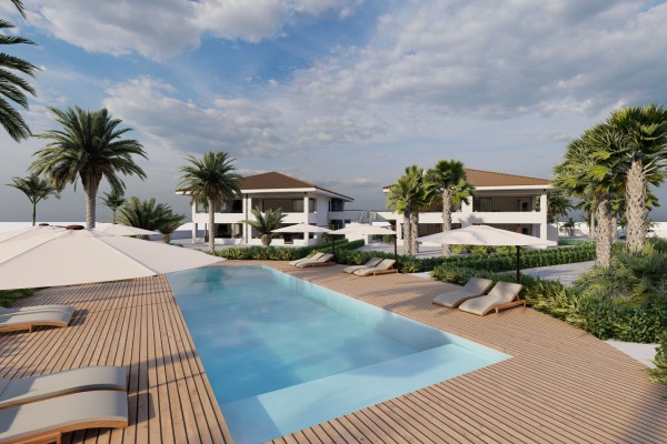 Blue Bay - Luxueus begane grond nieuwbouw appartement met zwembad
