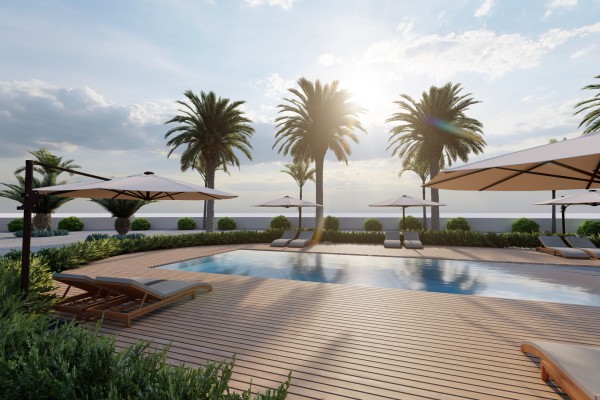 Blue Bay - Luxueus begane grond nieuwbouw appartement met zwembad
