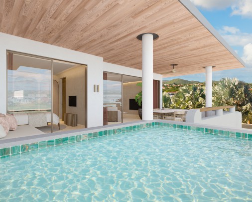 Blue Bay - The Lotus - 3 slaapkamer vakantieverhuur appartementen