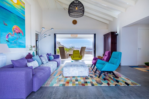 Prachtige woning met uitzicht over de oceaan en binnenmeer op resort