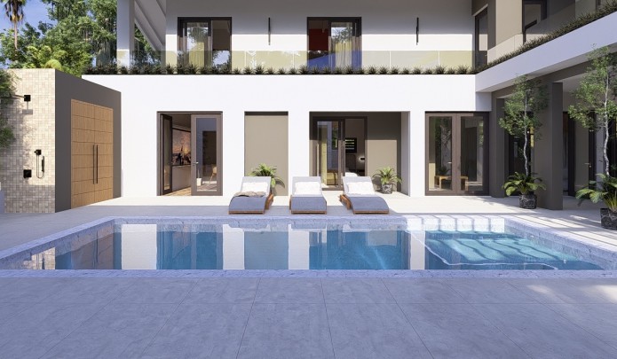 Blue Bay - Luxurious vacation villa for sale with pool & 4 bedrooms