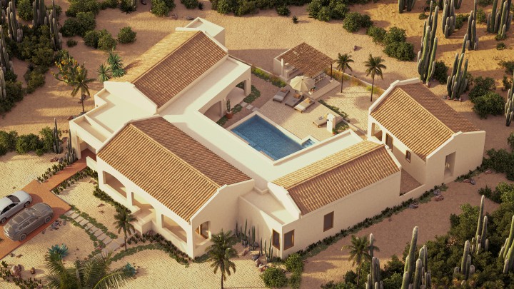 Blue Bay – Unique and luxurious new-build villa with pool and privacy