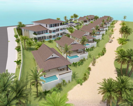 The Lotus Blue Bay - 3 bedroom vacation rental villas and apartments 