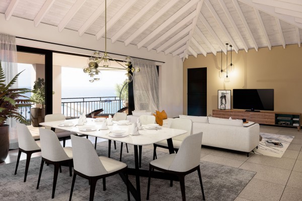 Cape Marie C11 - Gorgeous penthouse with sea view in gated resort