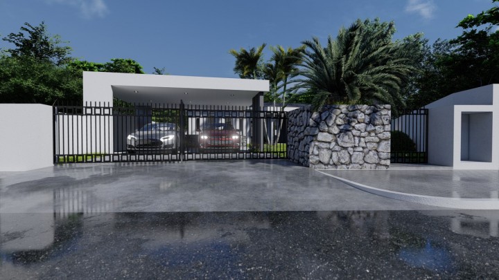 Harmonie - Sleek newly built family home for sale on resort with pool