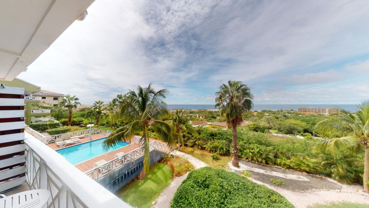 Piscadera - bedroom apartment, top floor with a view