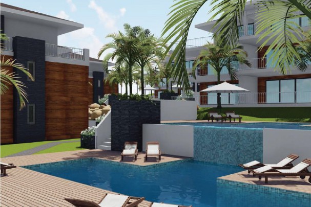 Blue Bay -The Breeze Luxurious new construction ground floor apartment