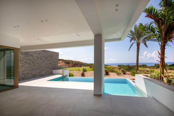 Modern Villa with Ocean/Salina Views and Infinity Pool in Coral Estate -  St. Marie