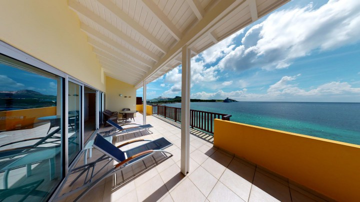 Luxe Penthouse met schitterend uitzicht over de Caribische zee