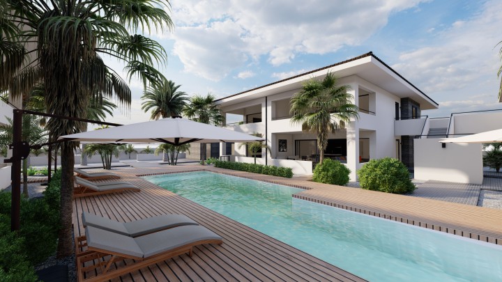Luxueuze penthouses in Jan Thiel op gated resort met zwembad 
