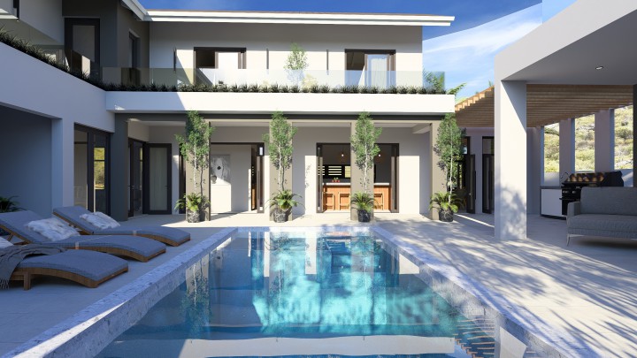 Blue Bay - Luxueuze vakantie villa met zwembad en 4 slaapkamers