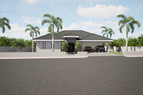 Blue Bay - Nieuwbouw villa met 4 slaapkamers en zwembad op resort