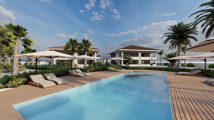 Blue Bay - Luxurious newly built ground floor apartment with pool