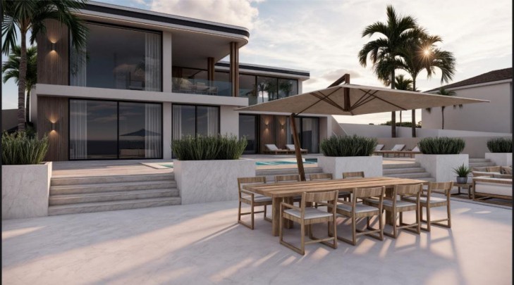 Moderne Nieuwbouwvilla met Zwembad & Zeezicht – Harmonie, Curaçao