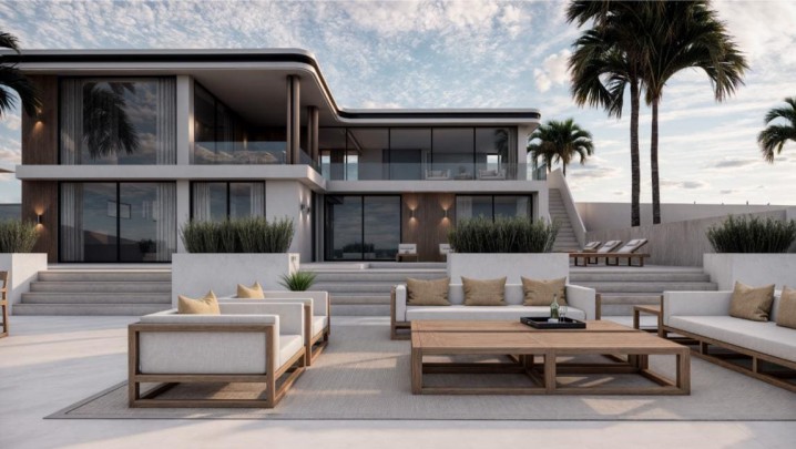 Moderne Nieuwbouwvilla met Zwembad & Zeezicht – Harmonie, Curaçao