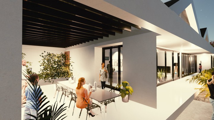 Blue Bay - Modern nieuwbouw huis met zwembad op Golf Resort met strand