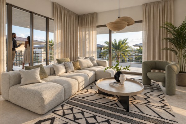 Spacious modern penthouses, delivered turn-key. 6 Available