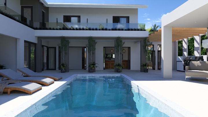 Blue Bay - Luxurious vacation villa for sale with pool & 4 bedrooms