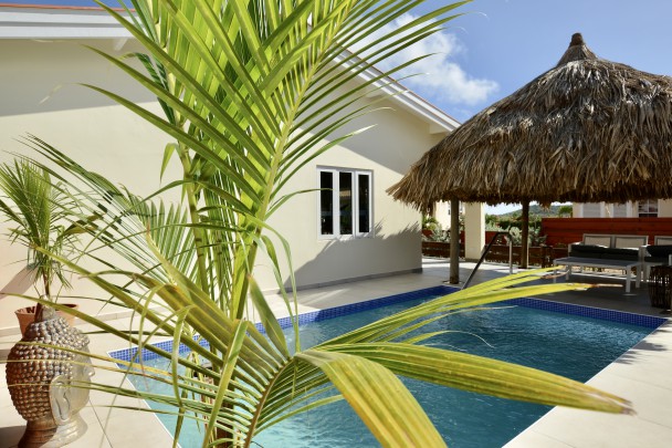 Comfortabele 2-slaapkamer woning met zwembad – Santa Catharina Curaçao