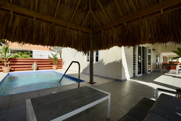 Comfortabele 2-slaapkamer woning met zwembad – Santa Catharina Curaçao