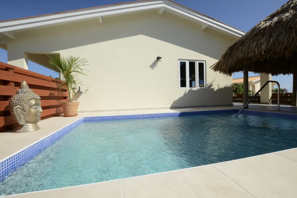 Comfortabele 2-slaapkamer woning met zwembad – Santa Catharina Curaçao
