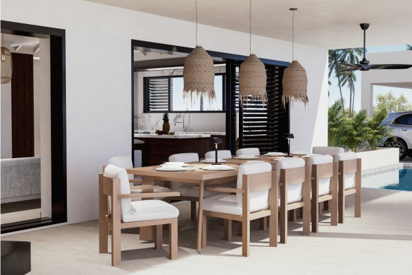 Prachtige nieuwbouwwoning met zwembad op Blue Bay Resort