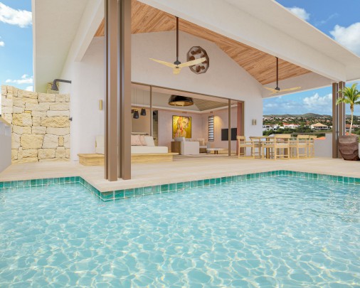 The Lotus Blue Bay - 3 bedroom vacation rental villas and apartments 