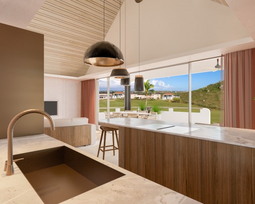 The Lotus Blue Bay - 3 bedroom vacation rental villas and apartments 