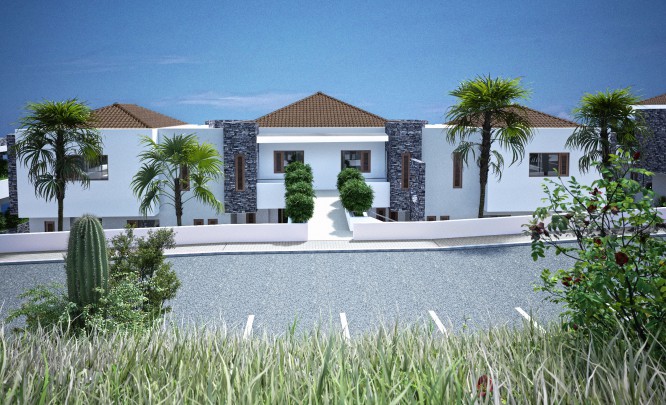 Beach apartments with pool - private beach and golf in Caribbean