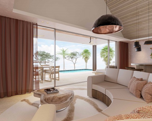 The Lotus Blue Bay - 3 bedroom vacation rental villas and apartments 