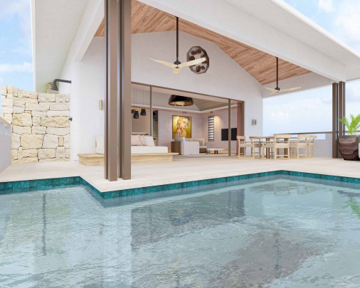 The Lotus Blue Bay - 3 bedroom vacation rental villas and apartments 