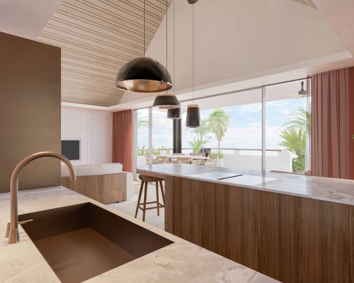The Lotus Blue Bay - 3 bedroom vacation rental villas and apartments 