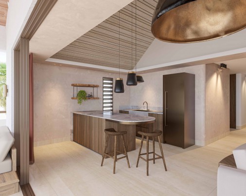 The Lotus Blue Bay - 3 bedroom vacation rental villas and apartments 